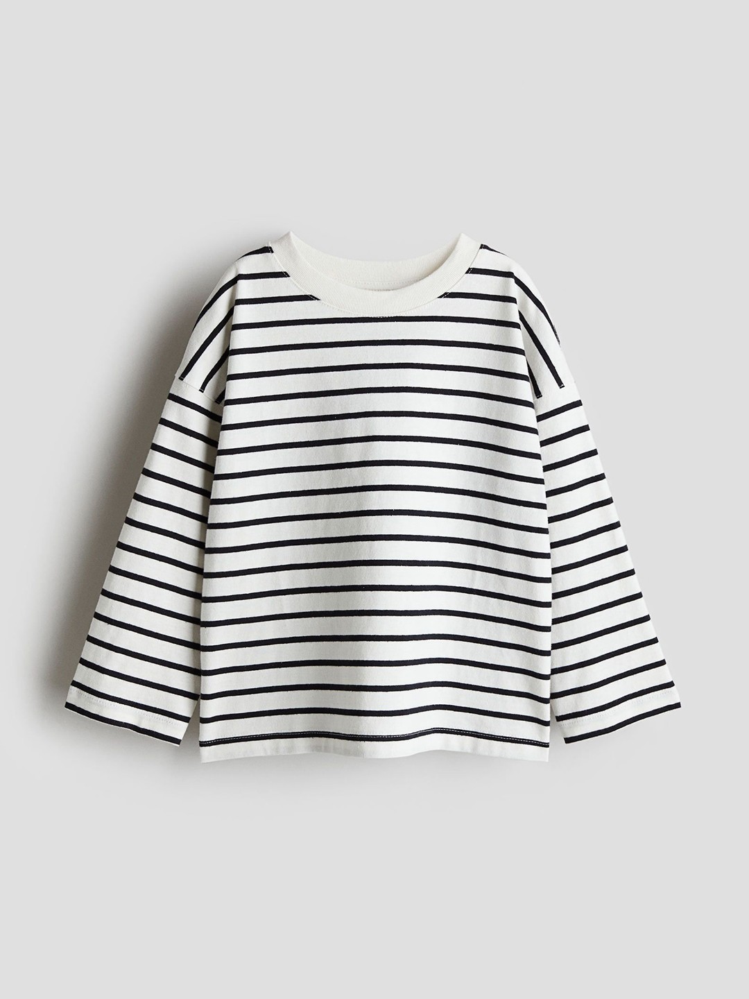 

H&M Long-Sleeved T-Shirt, White
