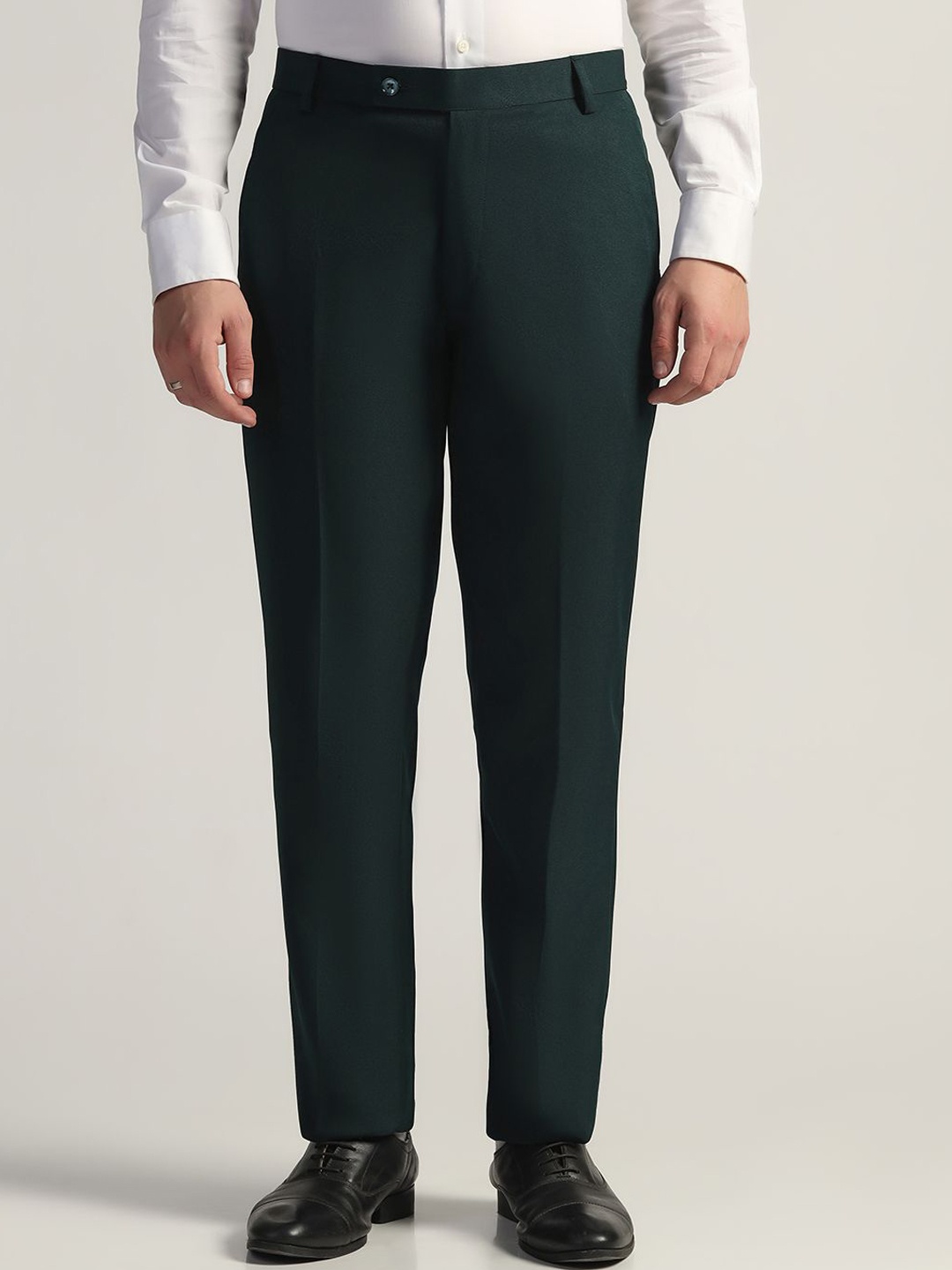 

TAHVO Men Tailored Trousers, Green