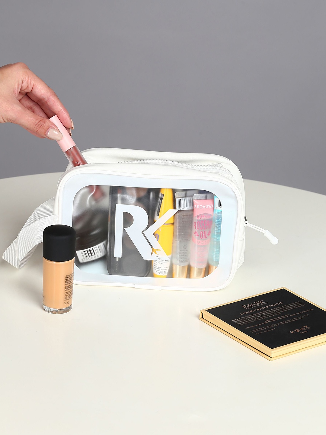 

RRK Waterproof Makeup Pouch, White