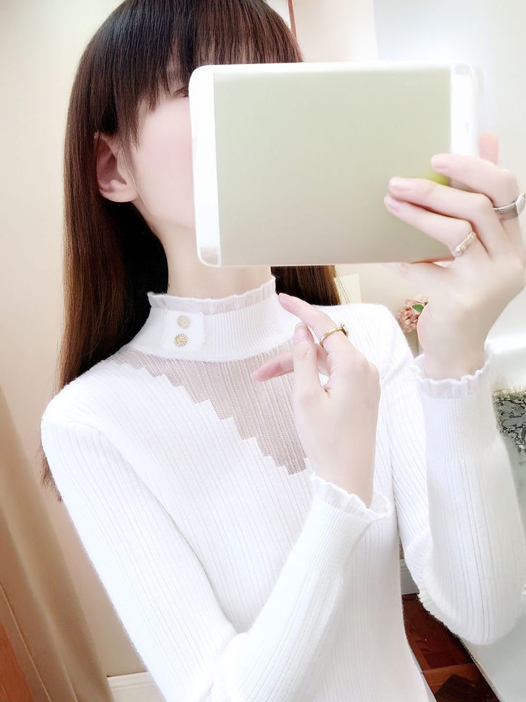 

StyleCast Sweater, White