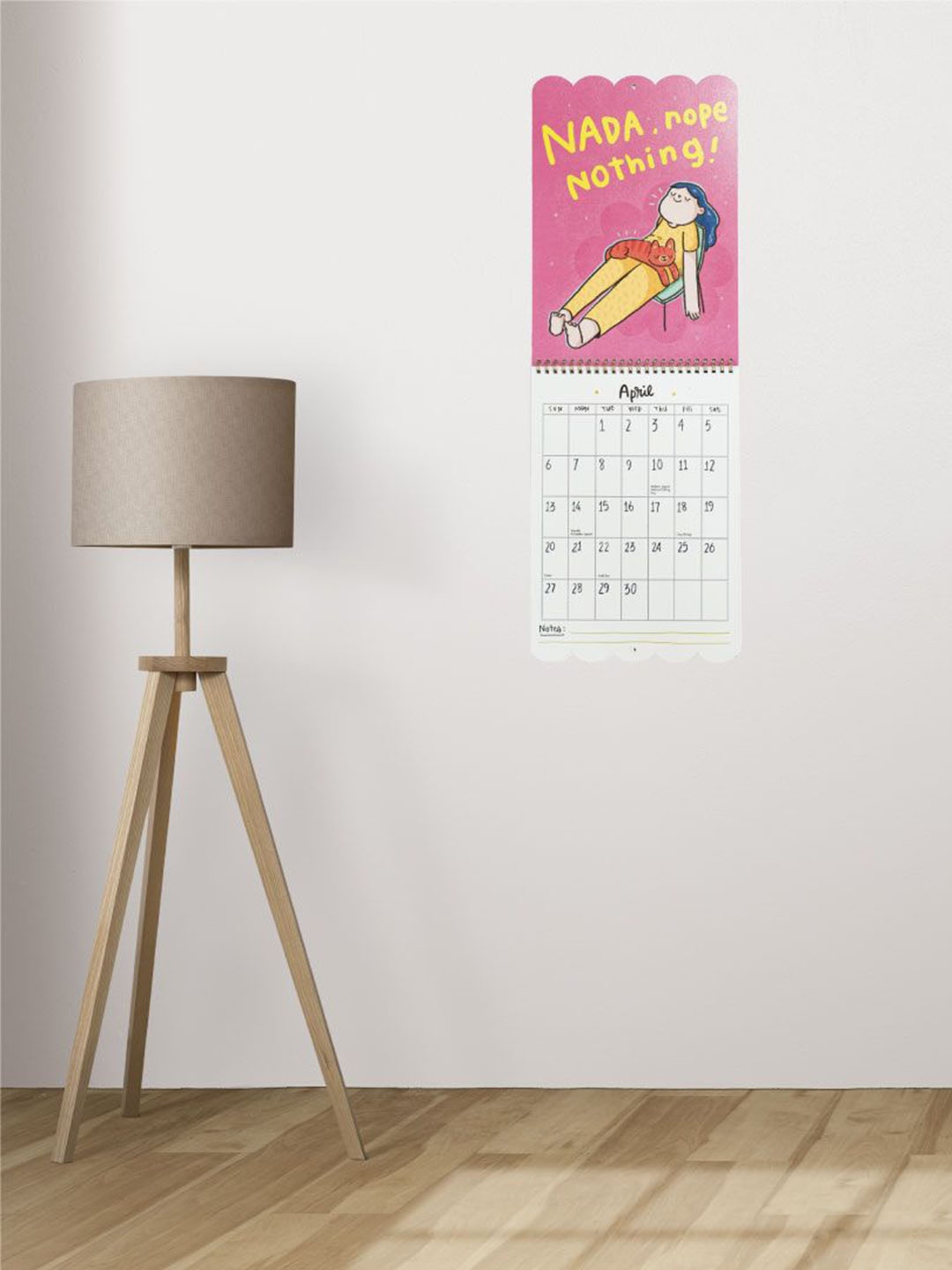 

Alicia Souza Blue & Red Soulful Planner Wall Calendar