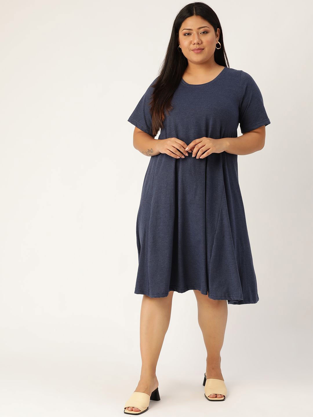 

theRebelinme A-Line Midi Dress, Blue