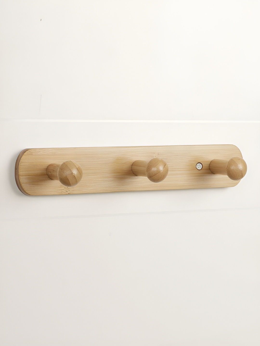 

HOKIPO Brown Wooden Wall Mounted Hooks