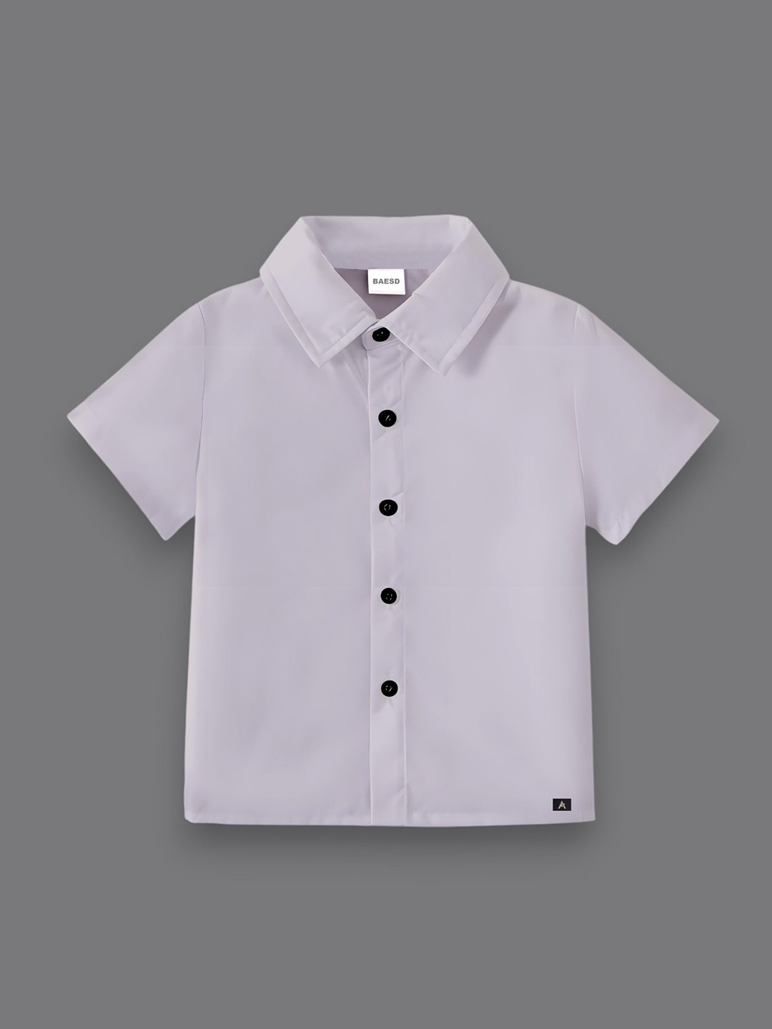 

BAESD Boys Classic Opaque Formal Shirt, Grey