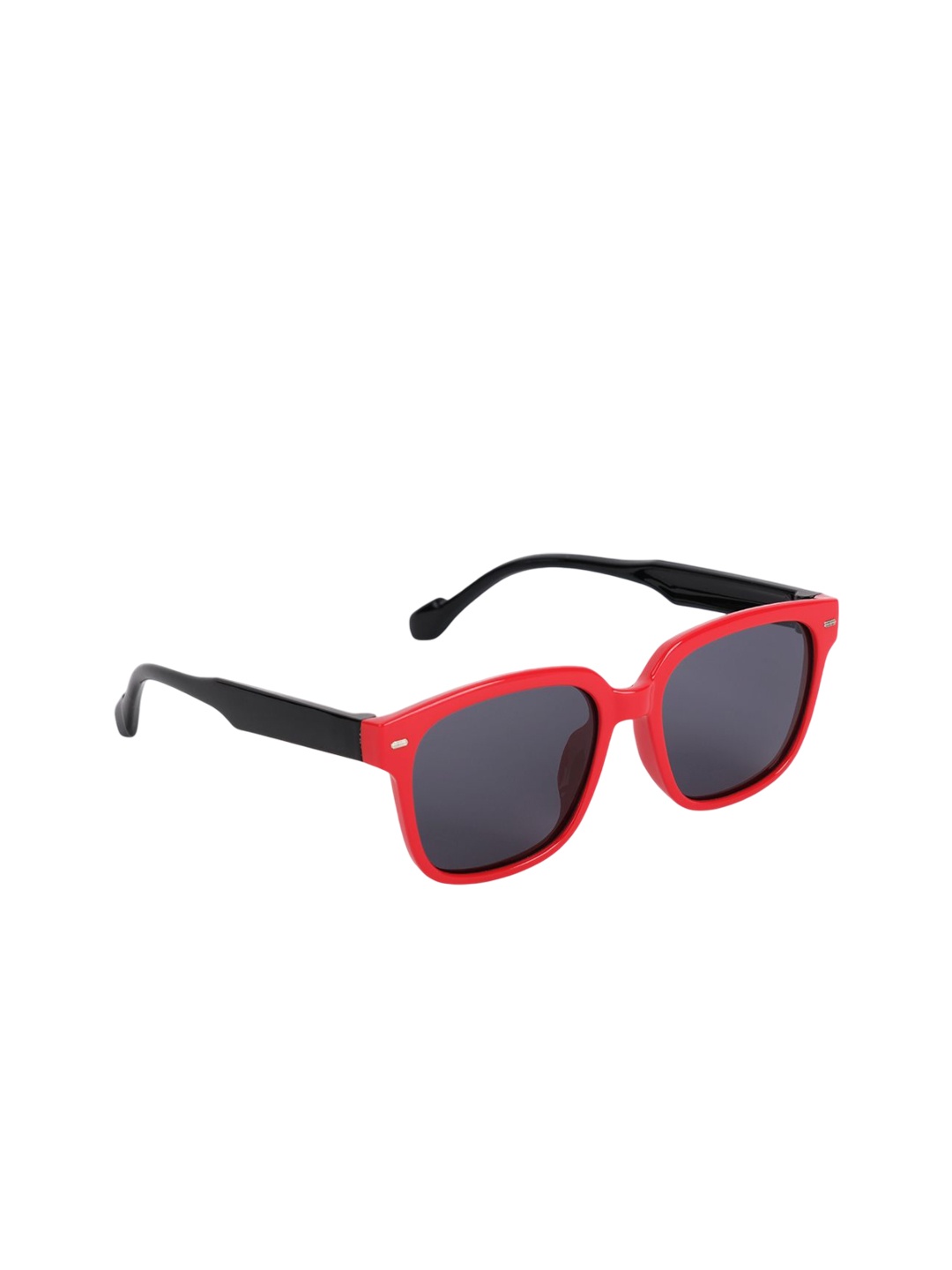

DukieKooky Unisex Kids Square Sunglasses with UV Protected Lens, Black