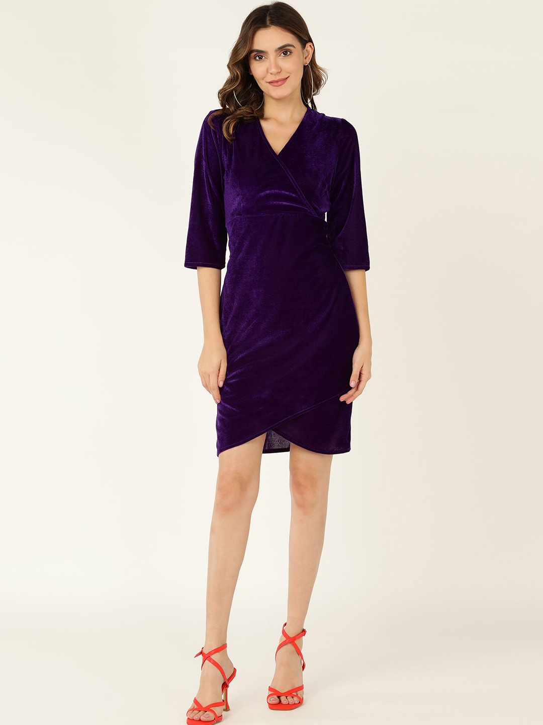 

DODO & MOA Georgette Dress, Navy blue