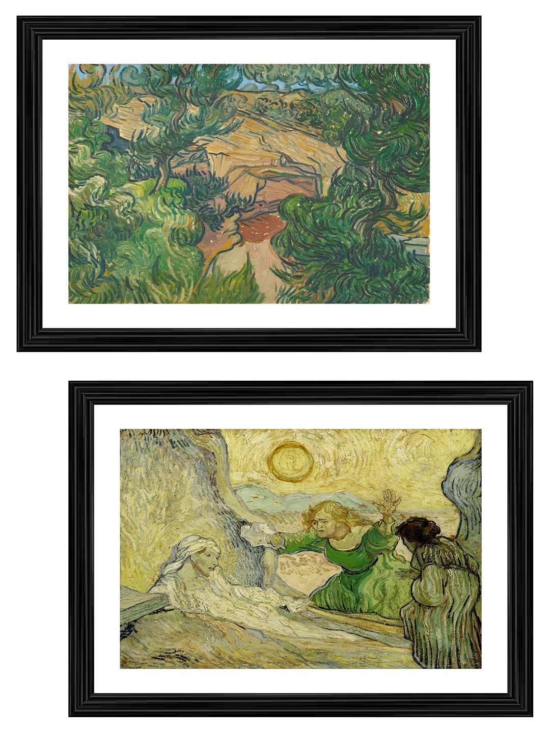 

Adventures India Black & White 2 Pieces Wooden Wall Arts