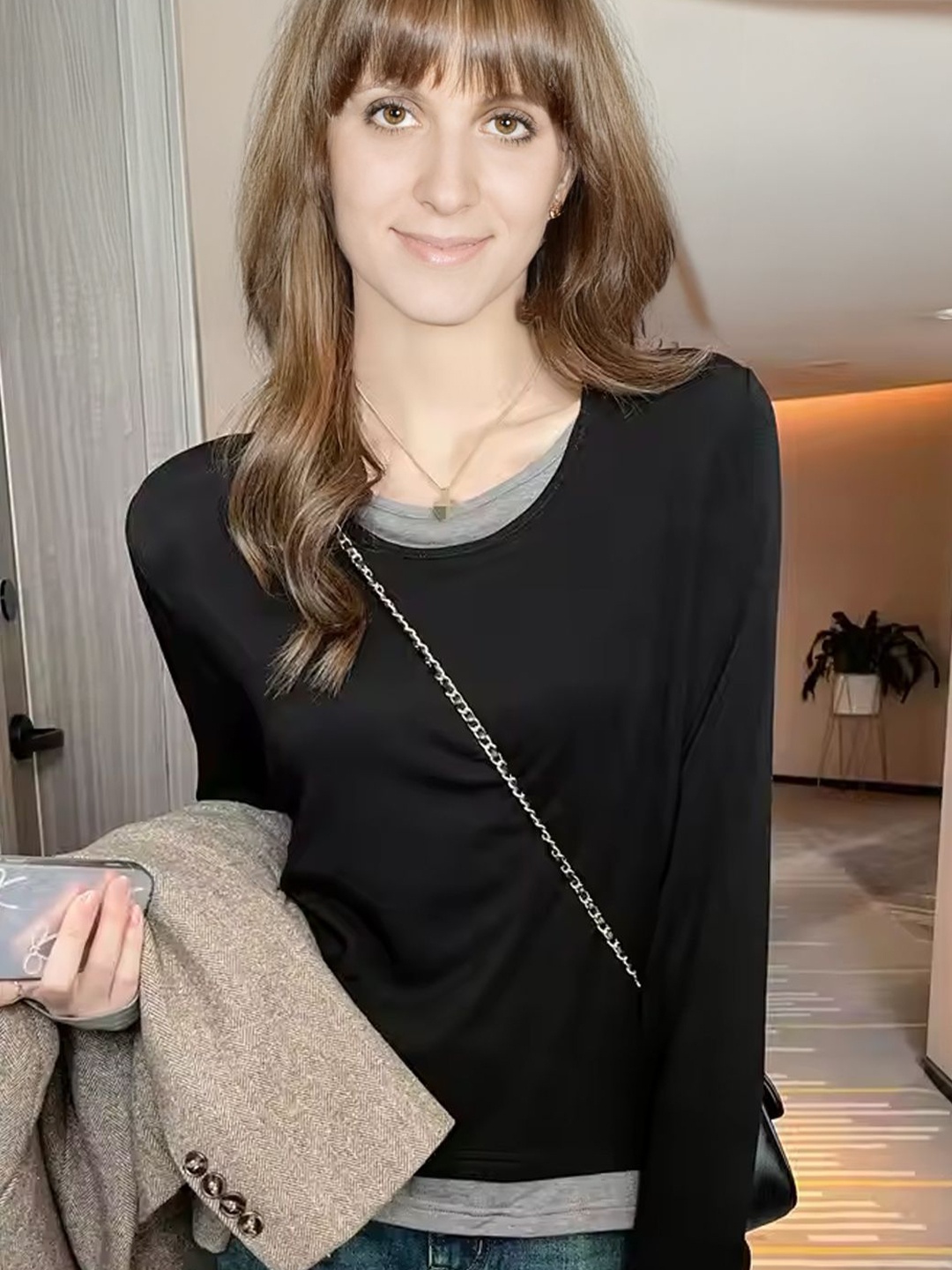 

StyleCast Sweatshirt, Black