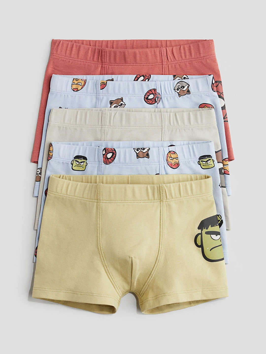 

H&M 5-Pack Trunks, Blue