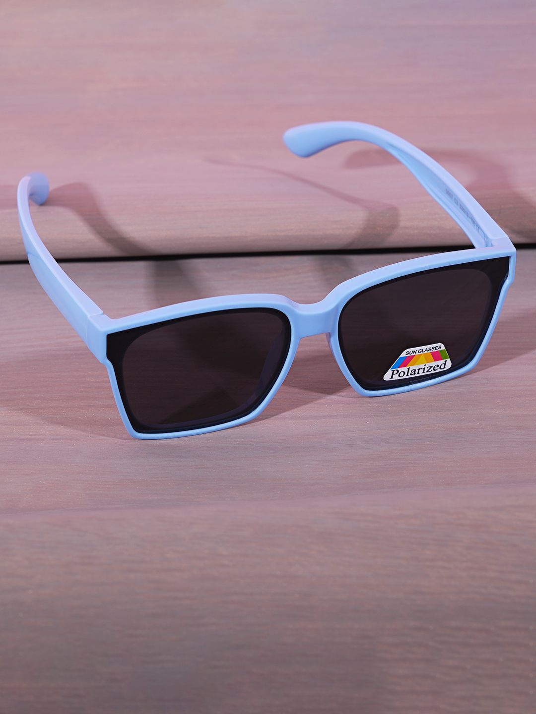 

DukieKooky Unisex Kids Square Sunglasses with UV Protected Lens, Black