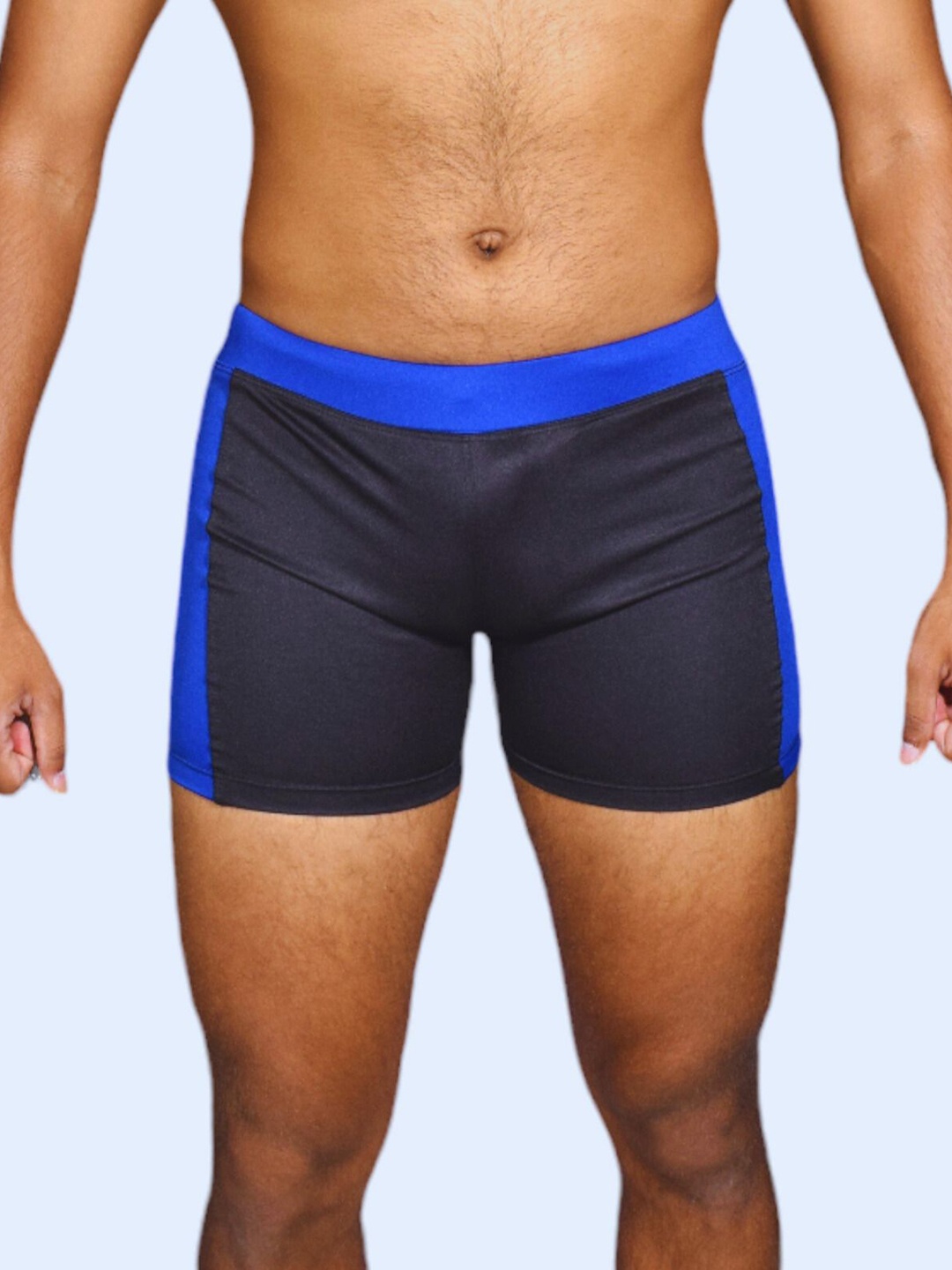 

Aqua Holic Colourblocked Swim Shorts, Blue