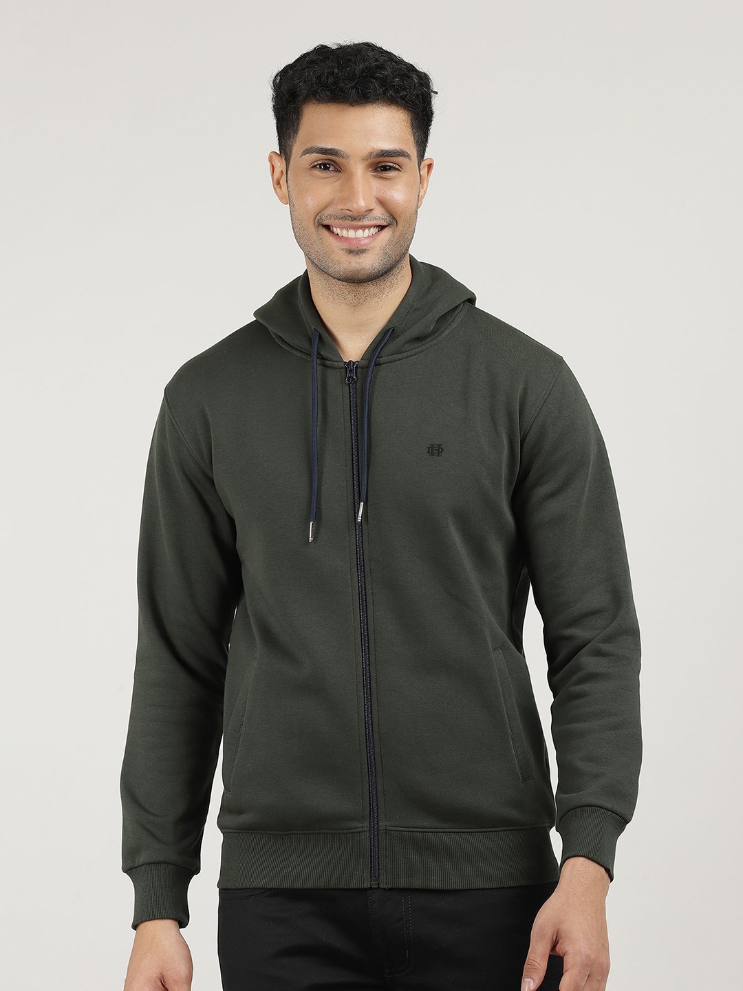 

DRAGON HILL Men Hooded Sweatshirt, Olive