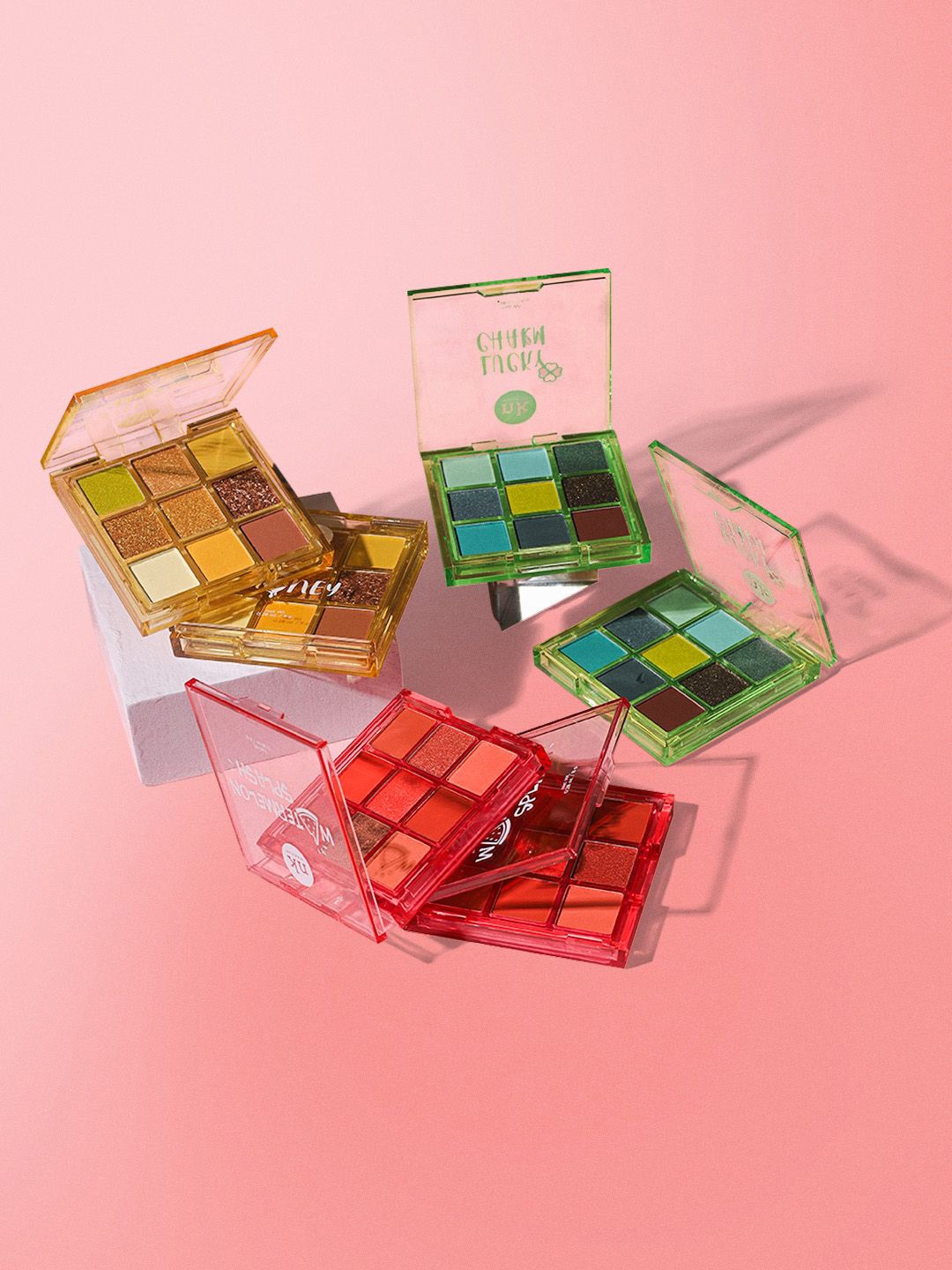 

Nicka K Set Of 3 Watermelon Splash- Lucky Charm & Oh Honey Eyeshadow- Bold & Bright Trio, Multi