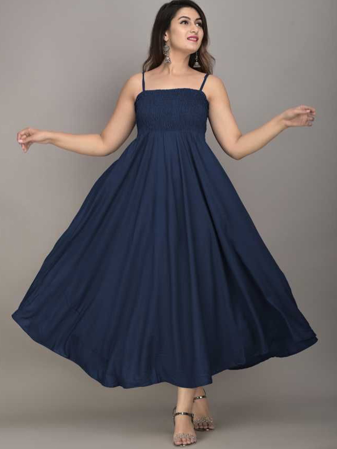 

Aarti Fashion Fit & Flare Maxi Dress, Blue