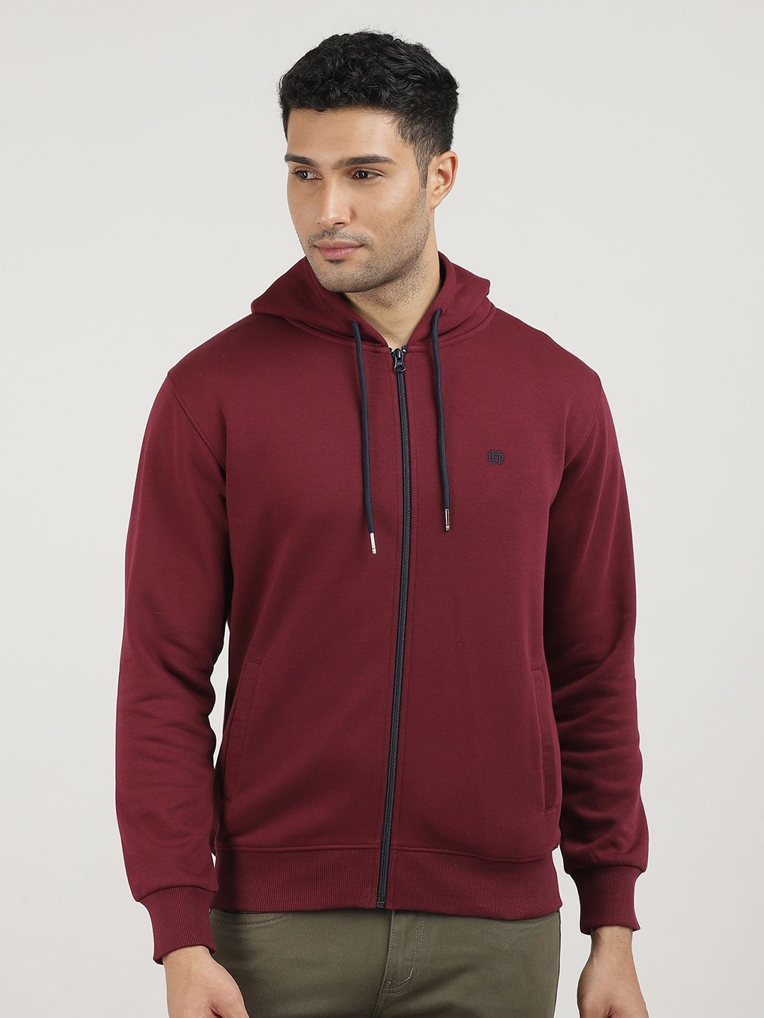 

DRAGON HILL Men Hooded Sweatshirt, Maroon