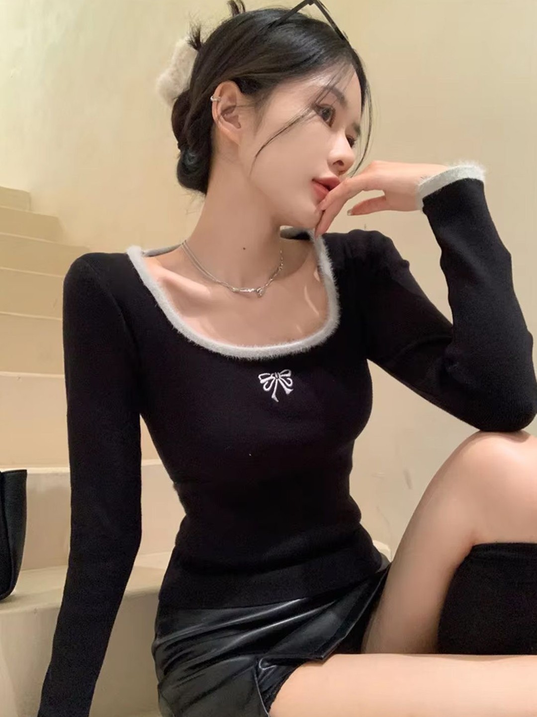 

StyleCast Sweater, Black