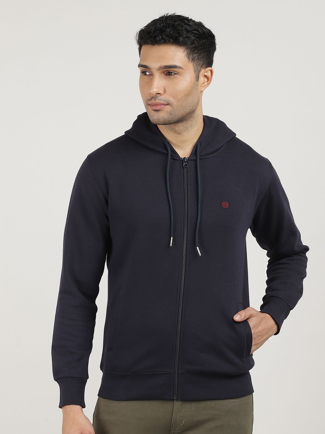 

DRAGON HILL Men Hooded Sweatshirt, Navy blue