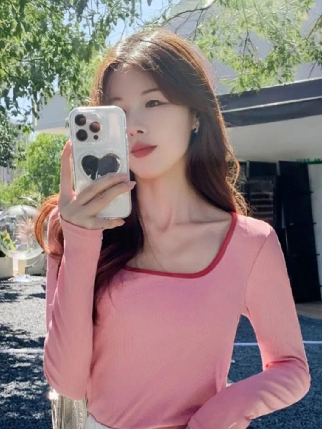 

StyleCast Print Sweatshirt, Pink