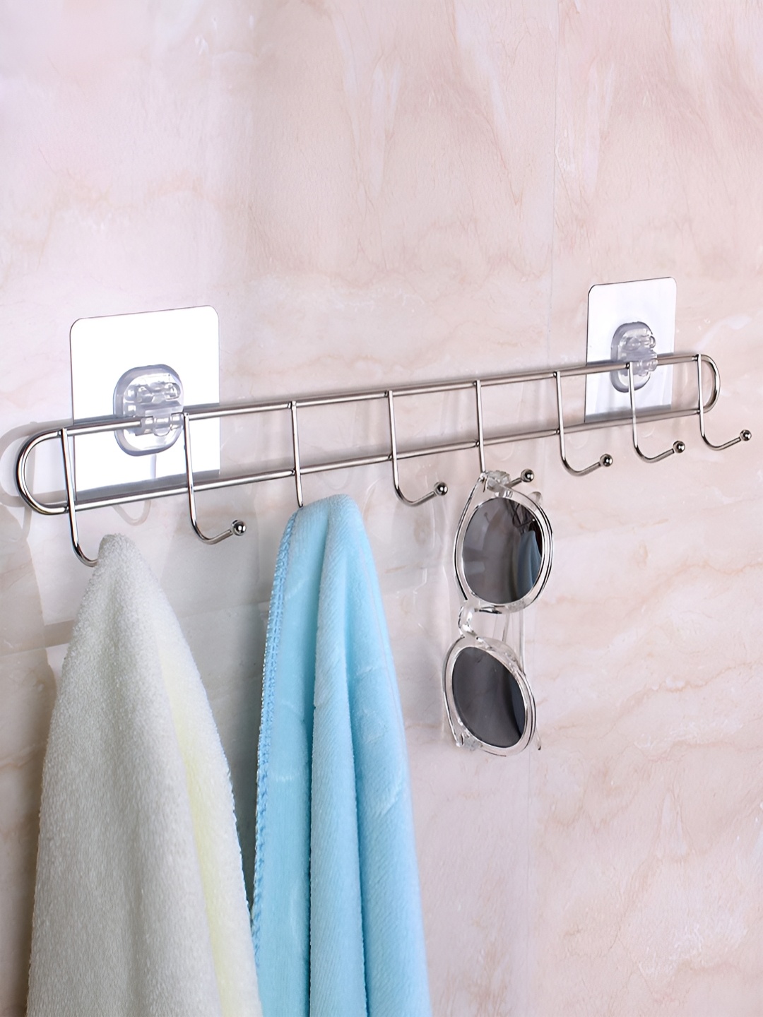 

HOKIPO Stainless Steel Wall Adhesive Hook, Silver