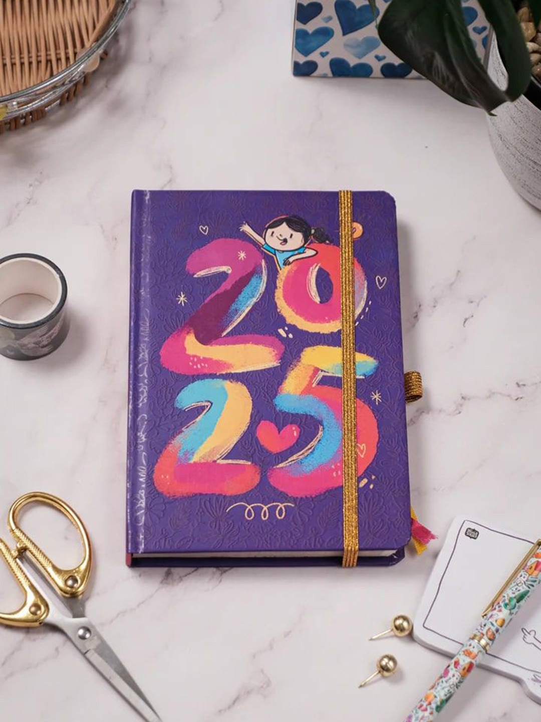 

Alicia Souza Purple & Pink 2025 Weekly Planner