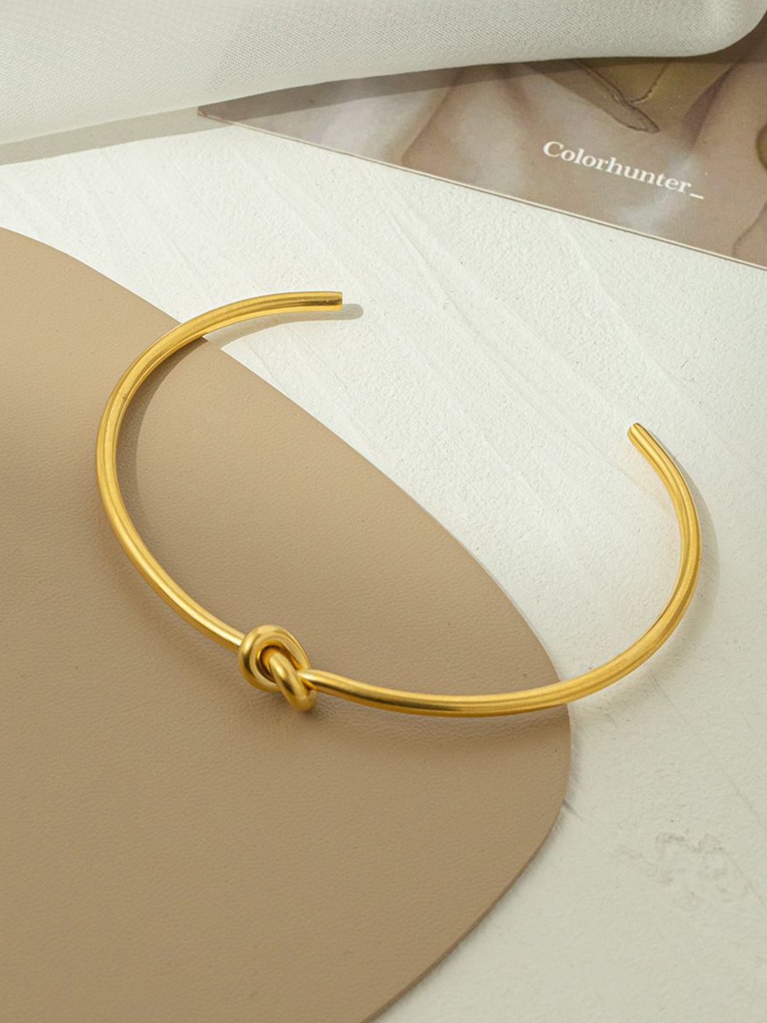 

Just Lil Things Gold Plated Cuff Bracelet