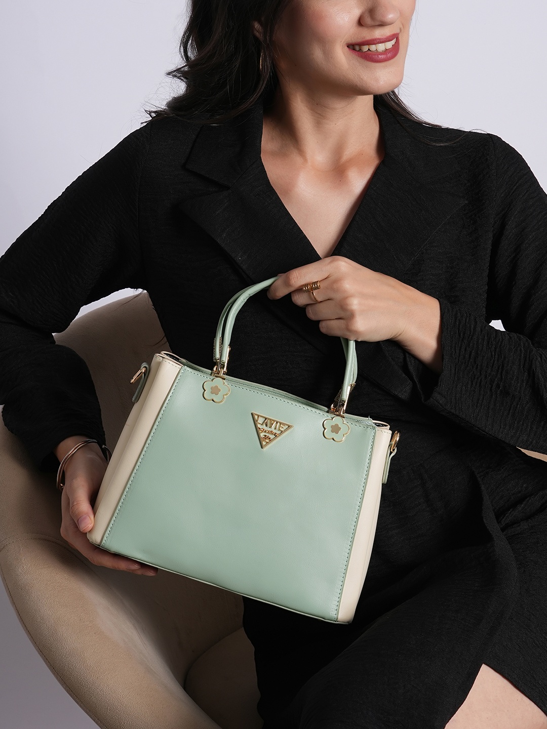 

LAVIE Signature Women Lancaster Satchel Handbag, Sea green