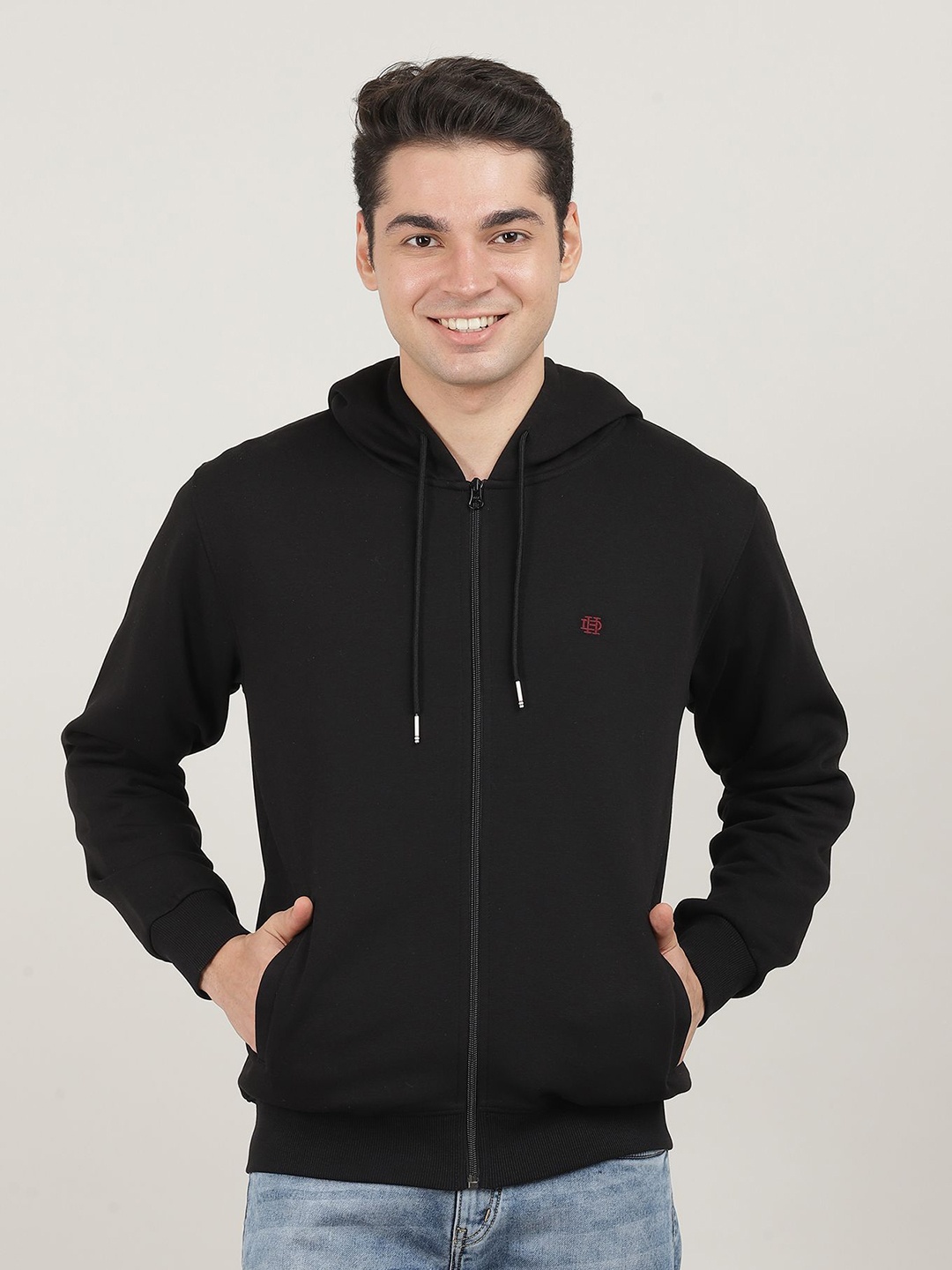 

DRAGON HILL Men Hooded Sweatshirt, Black