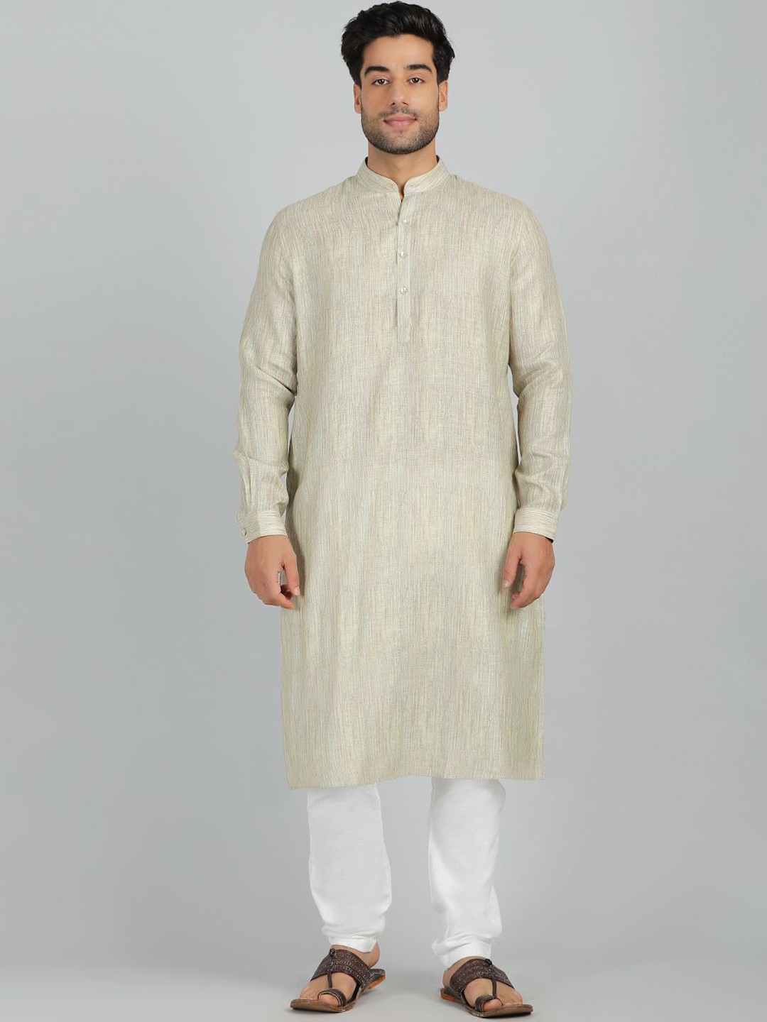 

Modi Kurta Men Printed Kurtas, Green