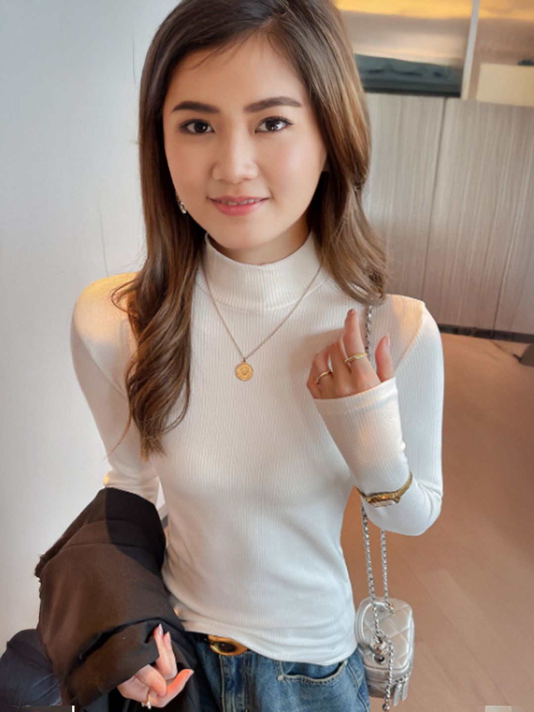 

StyleCast Crop Top, White