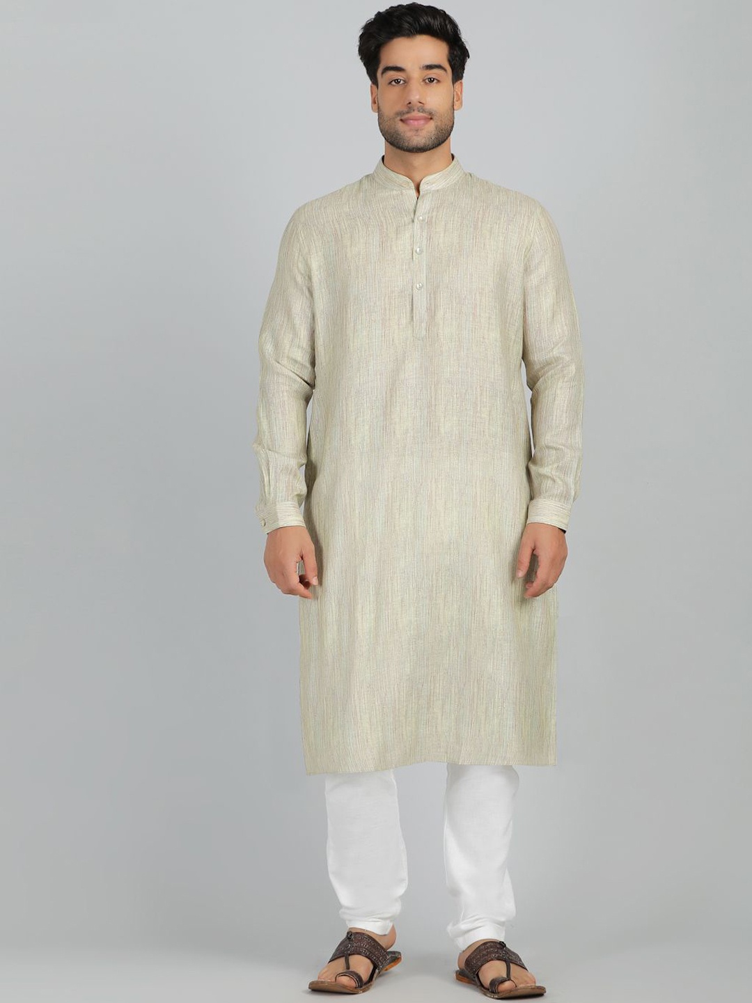 

Modi Kurta Men Printed Kurtas, Green