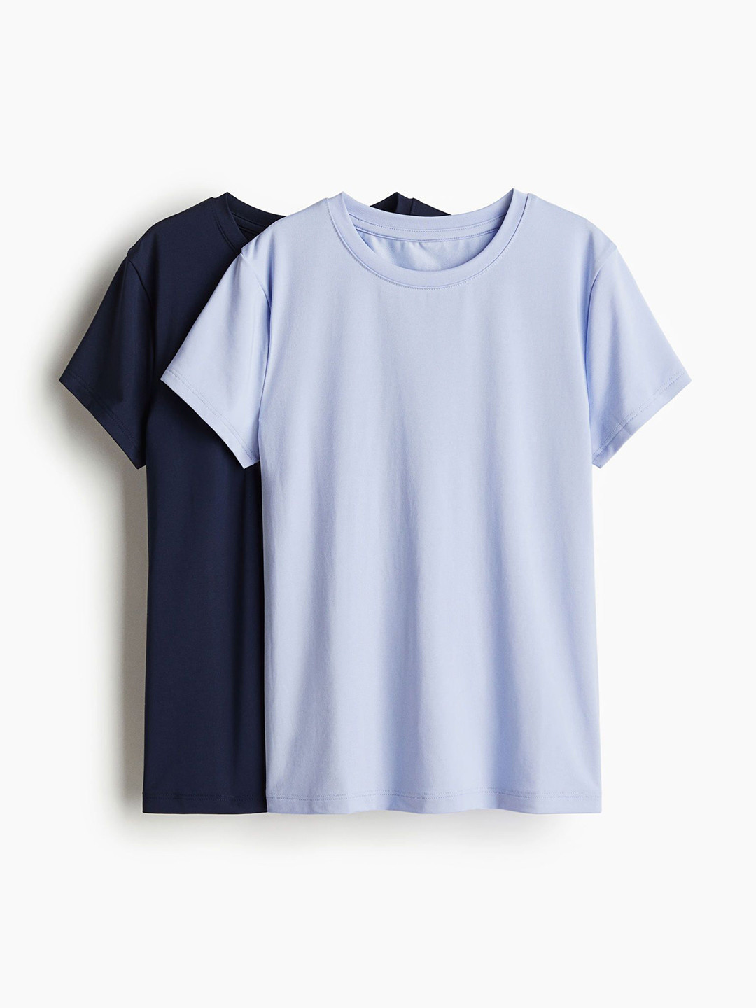 

H&M 2-Pack Sports Tops In DryMove, Blue
