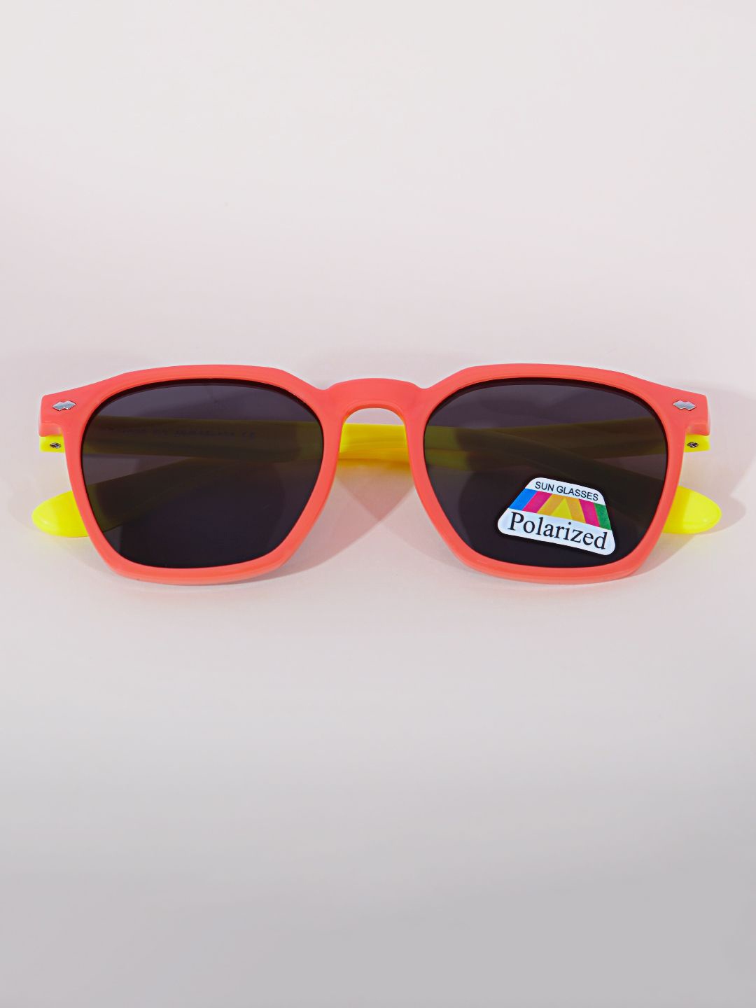 

DukieKooky Unisex Kids Square Sunglasses with UV Protected Lens, Black