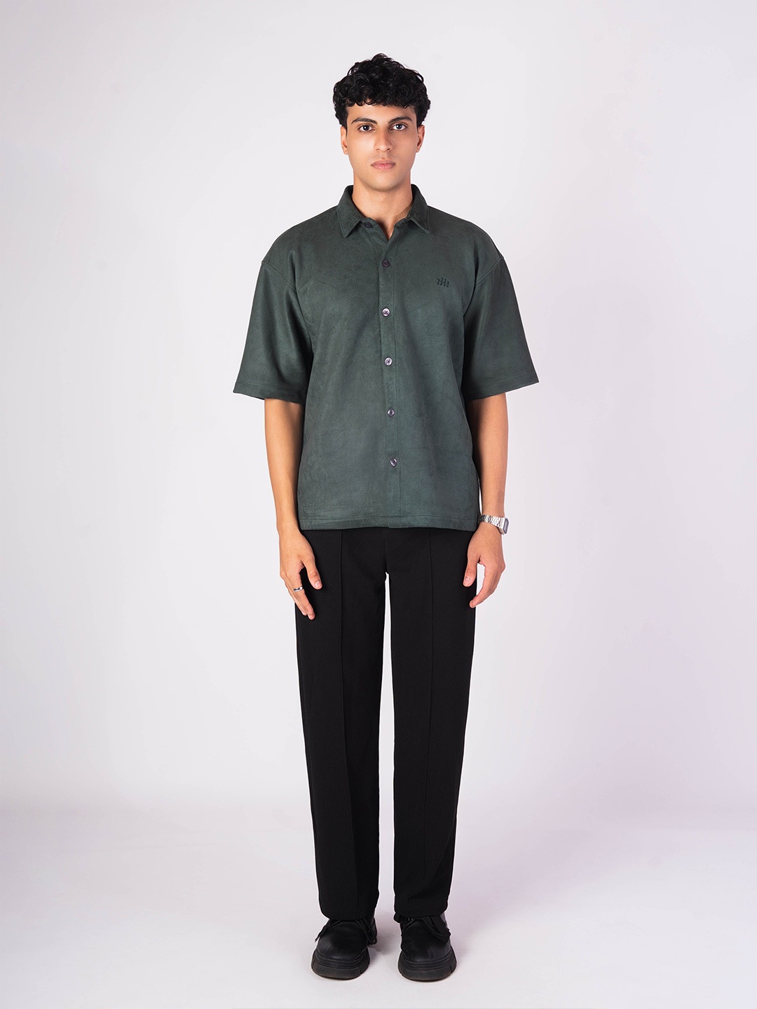 

Hop Head Vineyard Green Classic Suede Shirt