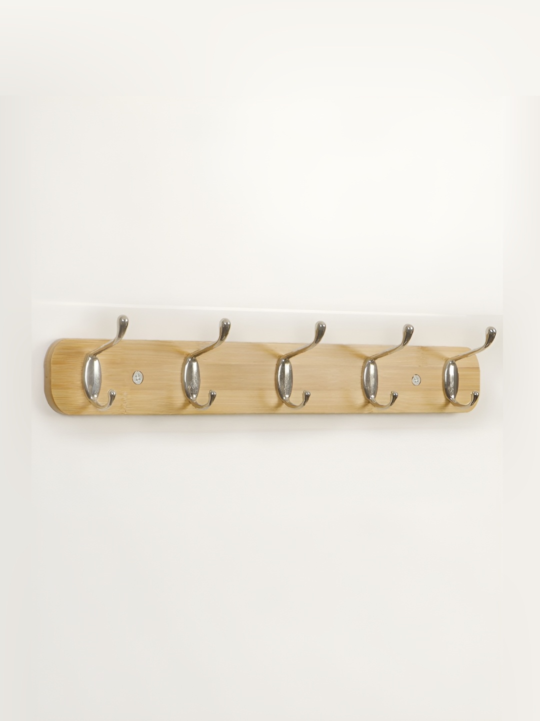 

HOKIPO Brown Wooden Mounted Wall Hooks