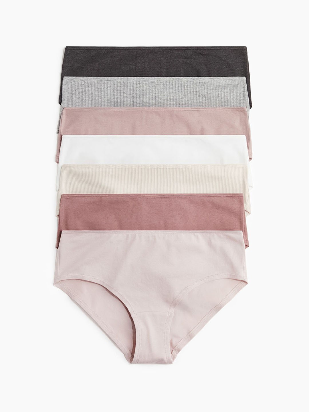 

H&M 7-Pack Hipster Briefs, Pink
