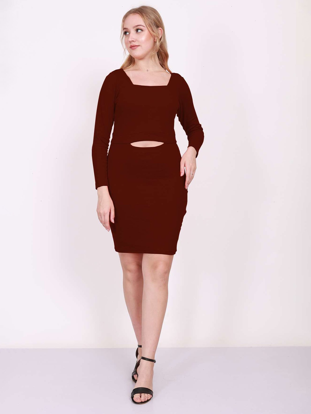 

BAESD Bodycon Dress, Maroon