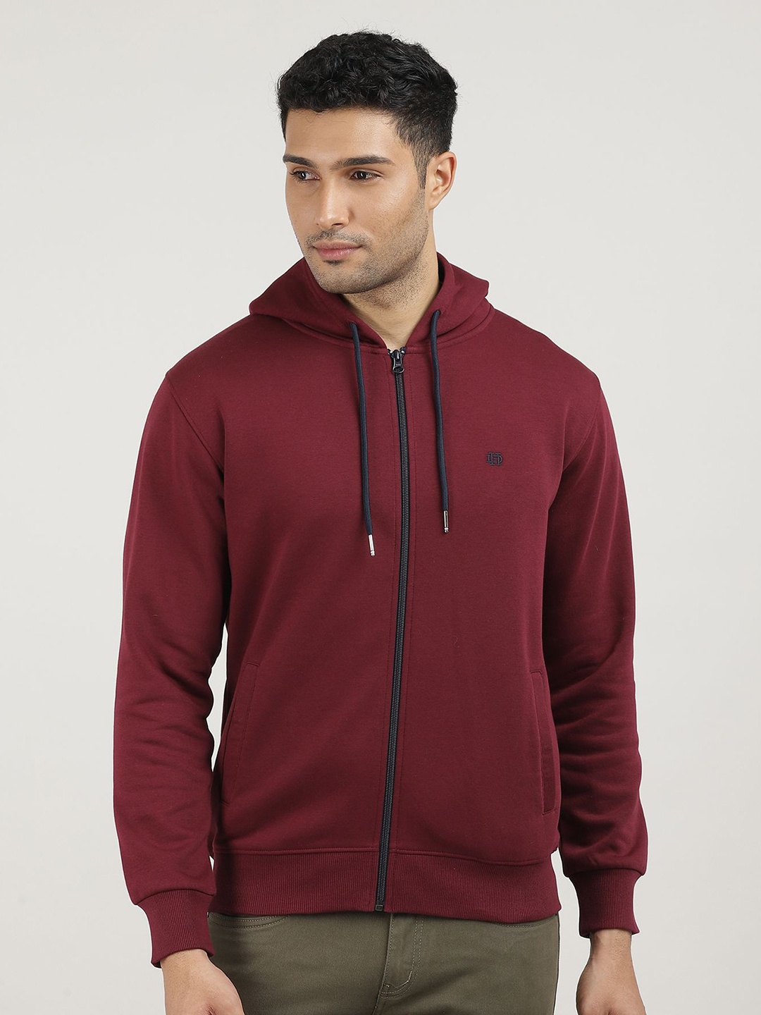 

DRAGON HILL Men Hooded Sweatshirt, Maroon