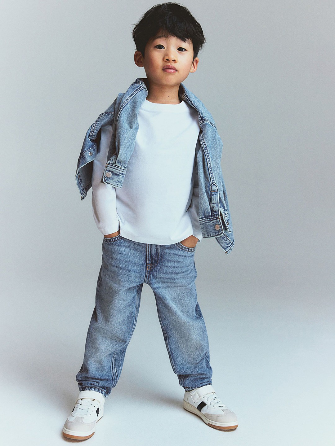 

H&M Boys Loose Fit Jeans, Blue