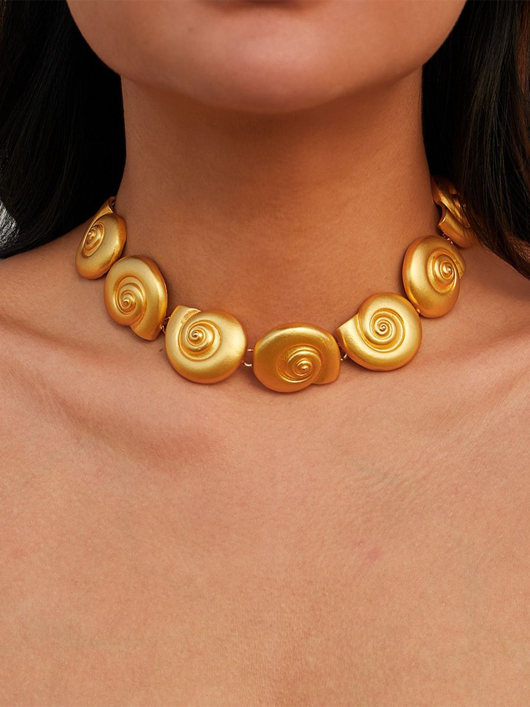 

Just Lil Things Floral Minimal Necklace, Gold