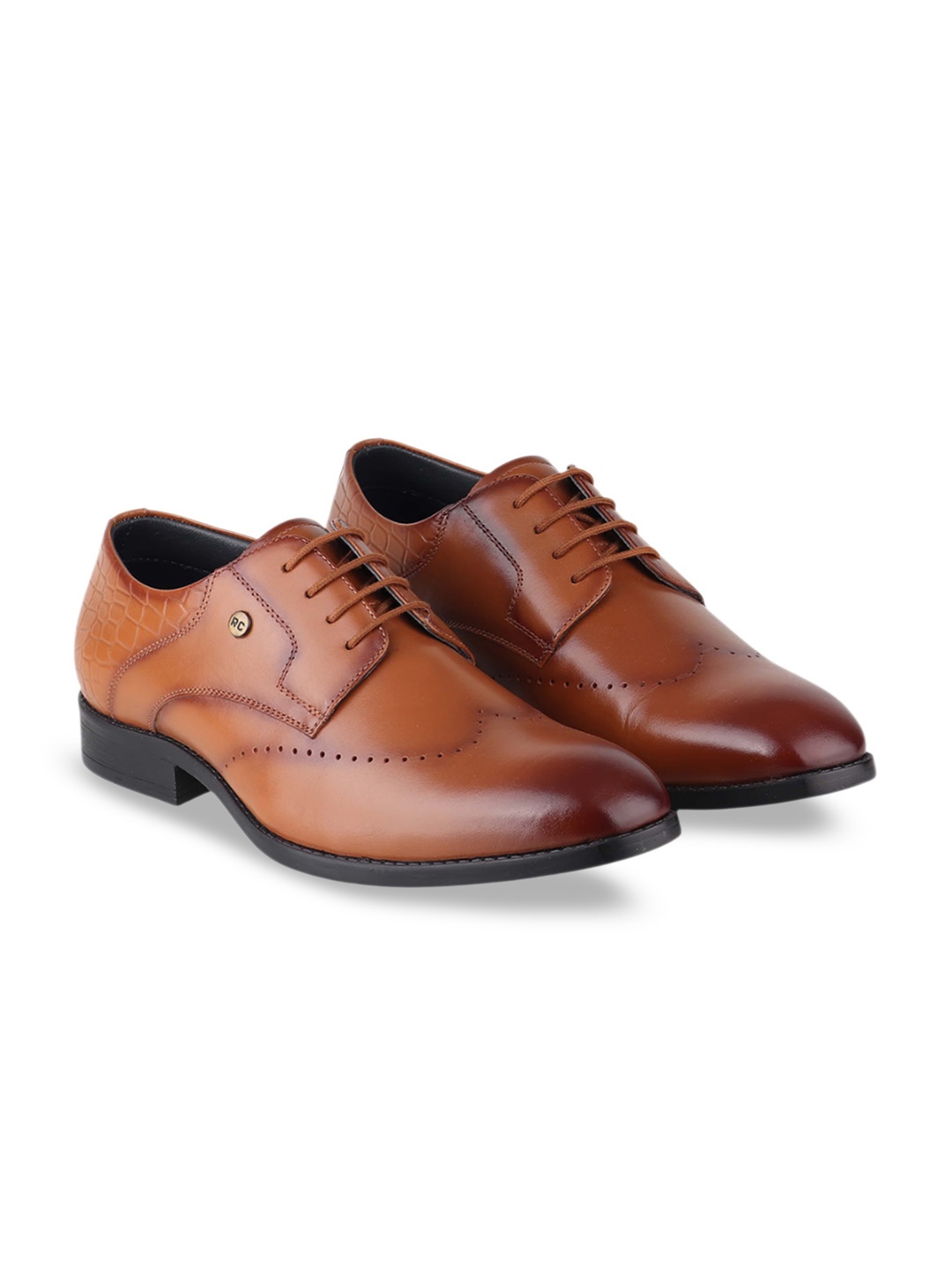 

Red Chief Men Leather Formal Brogues, Tan