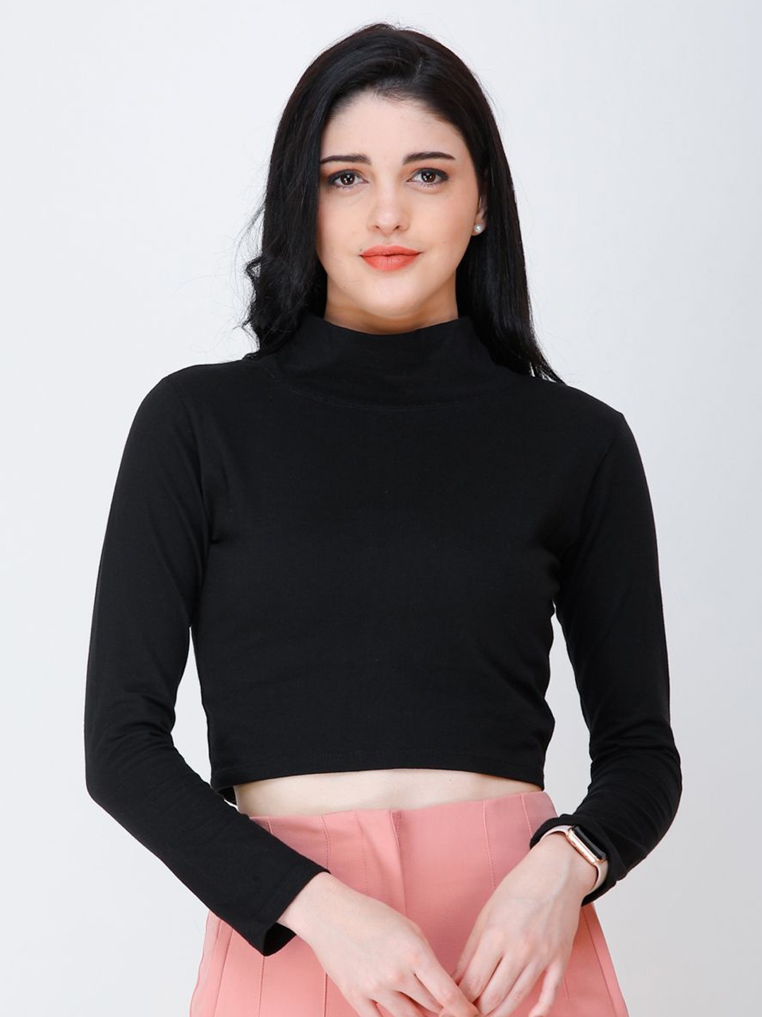 

SCORPIUS Crop Top, Black