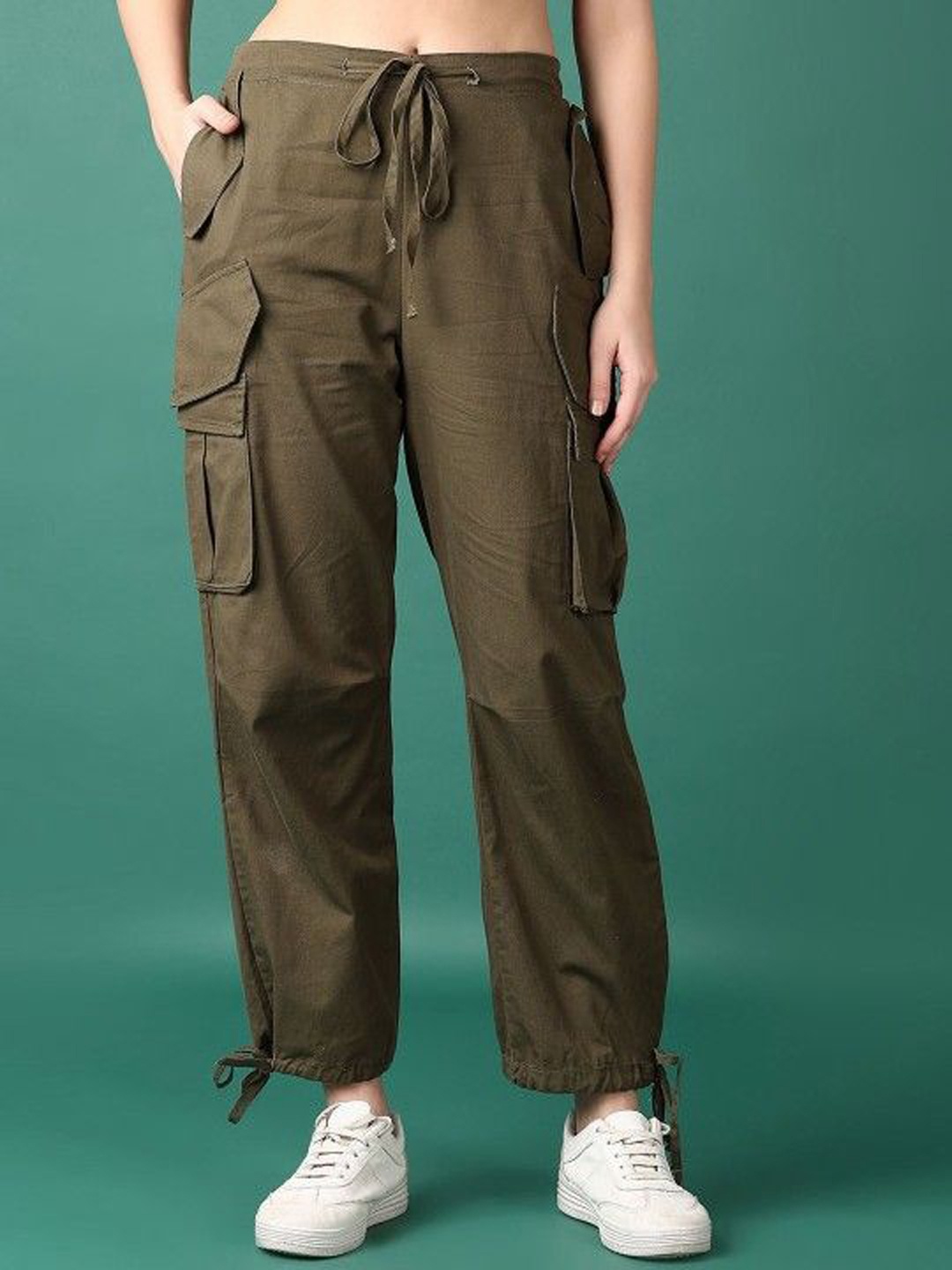 

StyleCast Women Cargos Trousers, Green