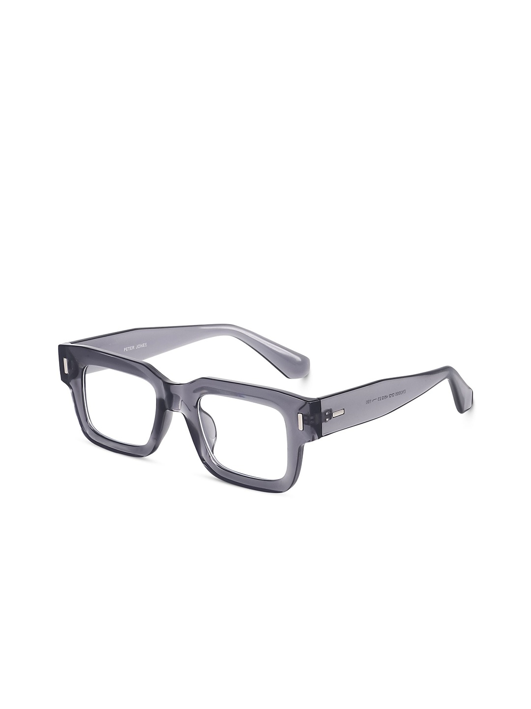 

Peter Jones Eyewear Unisex Full Rim Square Frames, Grey