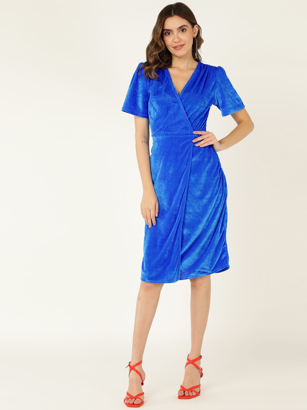 

DODO & MOA Georgette Dress, Blue