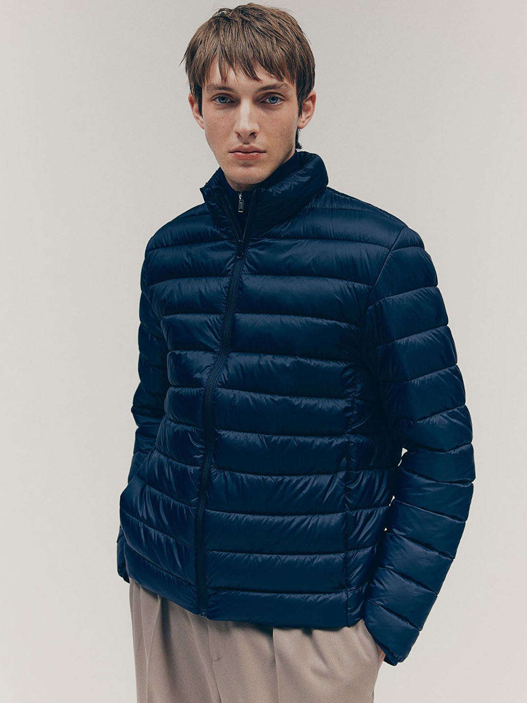

H&M Slim Fit Lightweight Puffer Jacket, Teal