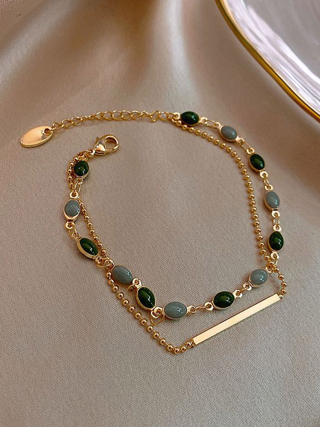 

Just Lil Things Beaded Wraparound Bracelet, Gold