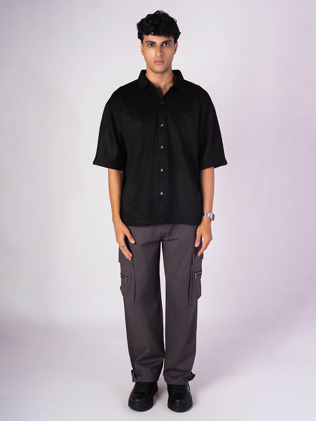 

Hop Head Black Classic Suede Shirt