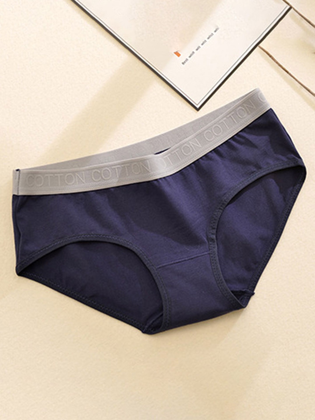 

LULU & SKY Women Pack Of 4 Basic Briefs JK641350768342-DBBGBPLG, Grey