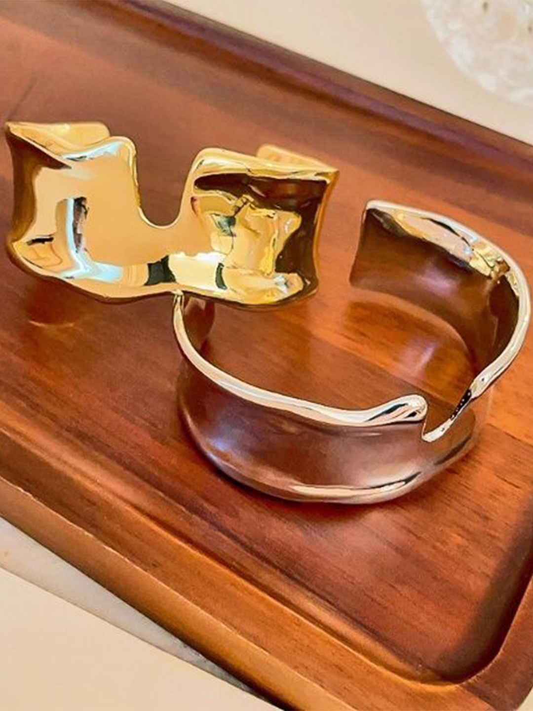 

Just Lil Things Slip-On Cuff Bracelet, Gold