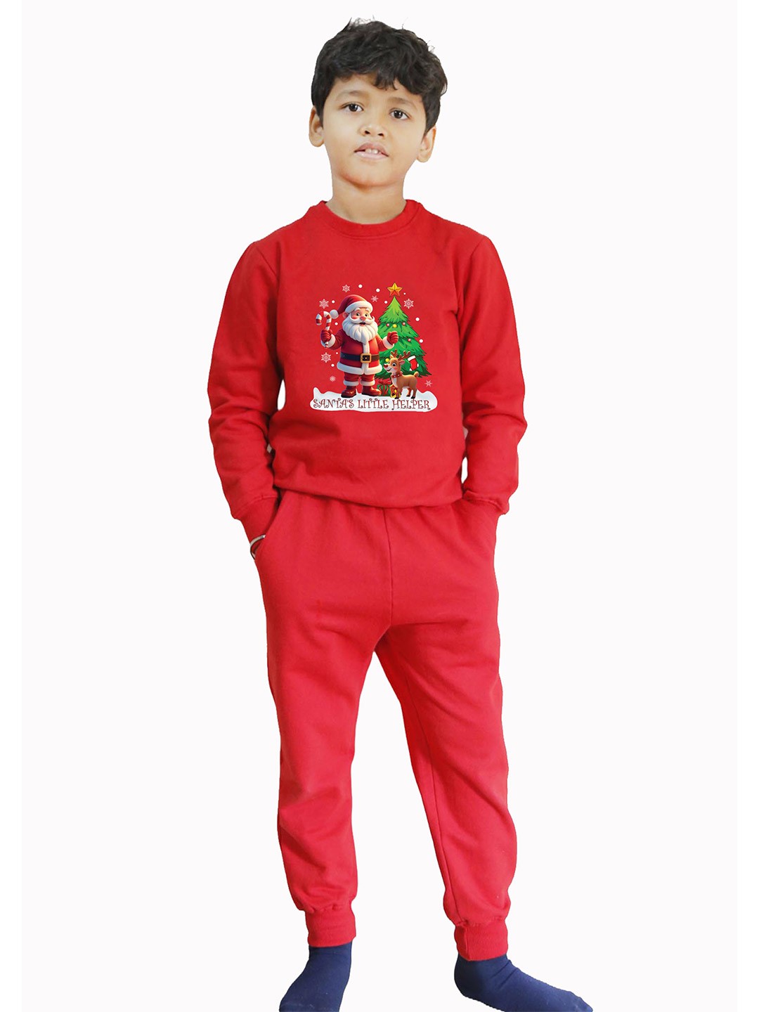 

BAESD Boys Printed Long Sleeves Sweatshirt, Red